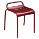 Tabouret LUXEMBOURG - ocre rouge