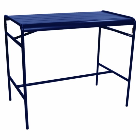 Fermob Table haute LUXEMBOURG - bleu abysse 
