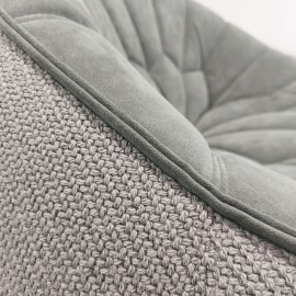 ENSEMBLE OTTOMAN FAUTEUIL ET POUF CINNA