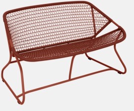 Banc Sixties - Ocre rouge Fermob