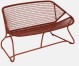 Banc Sixties - Ocre rouge