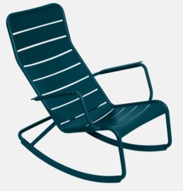 Rocking chair LUXEMBOURG - Bleu acapulco Fermob