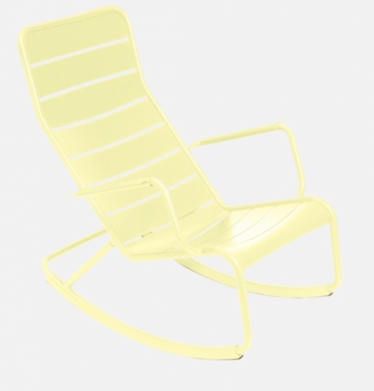 Fermob Rocking chair LUXEMBOURG - citron givré 