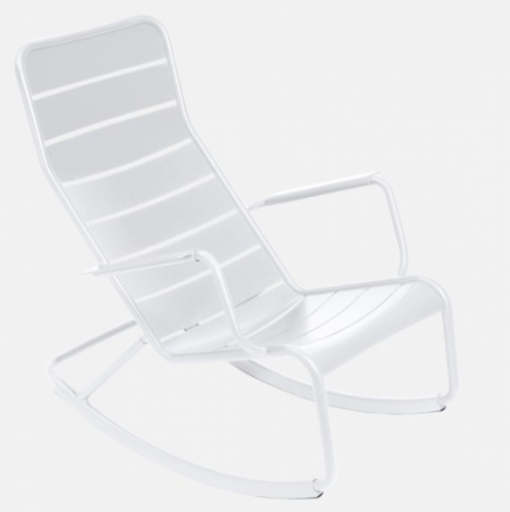 Fermob Rocking chair LUXEMBOURG - Blanc coton 