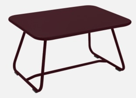Fermob table Sixties - Cerise noir 