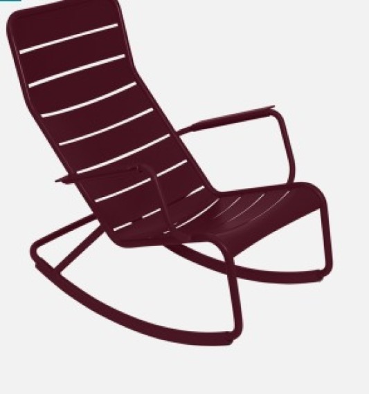 Fermob Rocking chair LUXEMBOURG - Cerise noir 