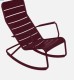 Rocking chair LUXEMBOURG - Cerise noir