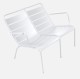 Fauteuil bas duo LUXEMBOURG - Blanc coton