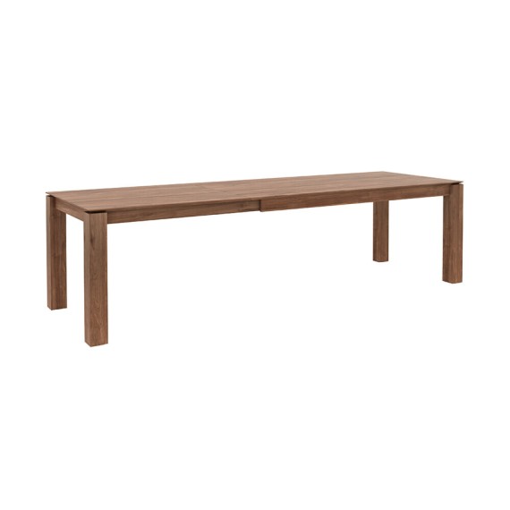 Ethnicraft SLICE, table 160/233 cm teck 