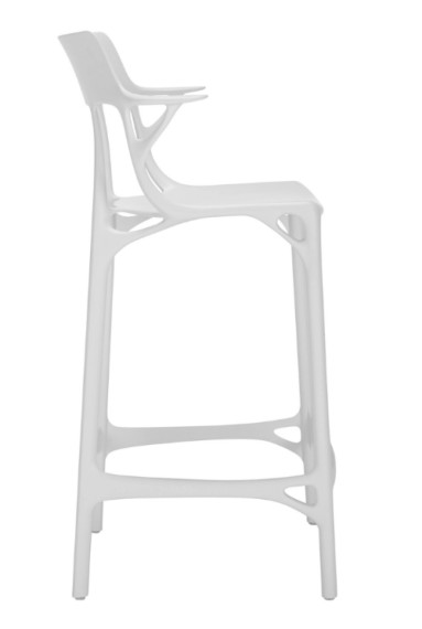 Kartell AI STOOL RECYCLED H65 Blanc 