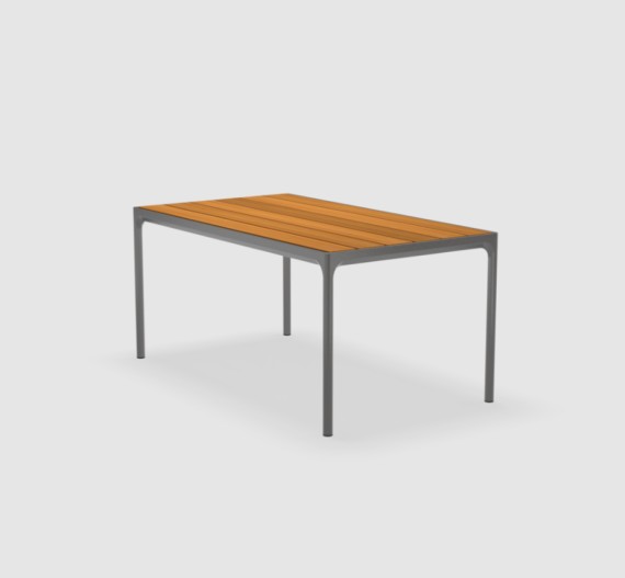 HOUE Four table 90X160 Bambou-gris 