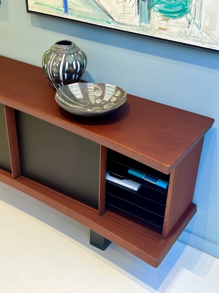 Cassina Bahut RIFLESSO Alu anodisé noir 