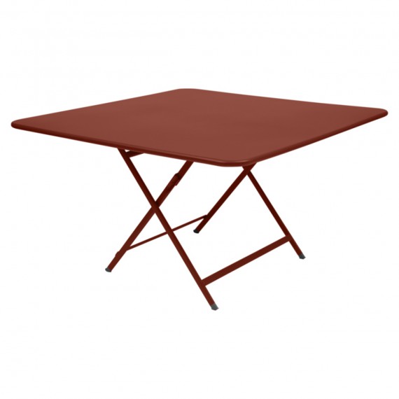 FERMOB Table pliante CARACTÈRE - ocre rouge 