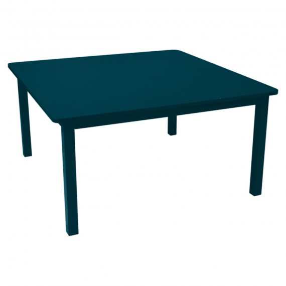FERMOB Table carrée CRAFT - bleu acapulco 