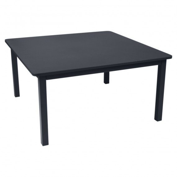 FERMOB Table carrée CRAFT - carbone 