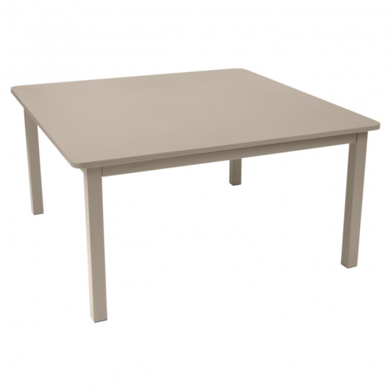 FERMOB Table carrée CRAFT - muscade 