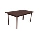 Table rectangulaire COSTA - rouille