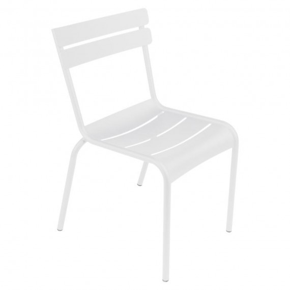 FERMOB Chaise LUXEMBOURG - blanc coton 