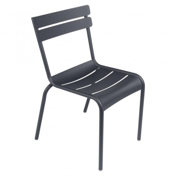 FERMOB Chaise LUXEMBOURG - carbone 