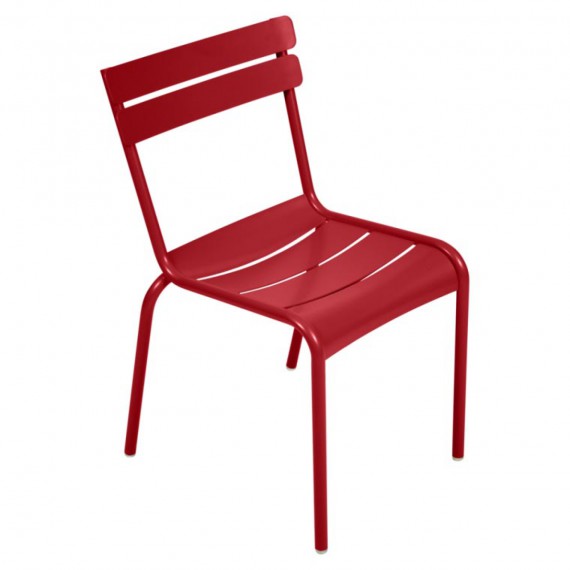 FERMOB Chaise LUXEMBOURG - coquelicot 