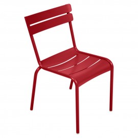 Chaise LUXEMBOURG - coquelicot FERMOB