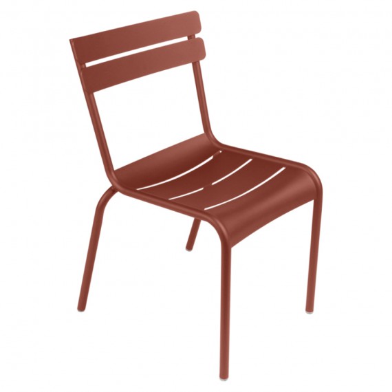 FERMOB Chaise LUXEMBOURG - ocre rouge 