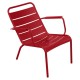 Fauteuil bas LUXEMBOURG - coquelicot
