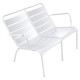 Fauteuil bas duo LUXEMBOURG - blanc coton