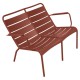 Fauteuil bas duo LUXEMBOURG - ocre rouge