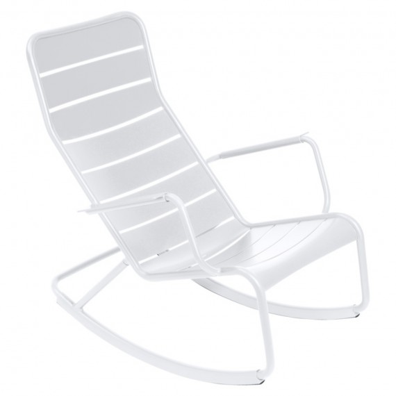 FERMOB Rocking chair LUXEMBOURG - blanc coton 
