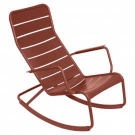 Rocking chair LUXEMBOURG - ocre rouge FERMOB