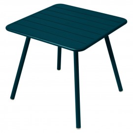 Table carrée LUXEMBOURG - bleu acapulco FERMOB