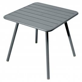 Table carrée LUXEMBOURG - gris orage FERMOB