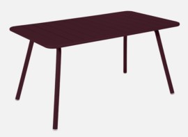 Table rectangulaire LUXEMBOURG - cerise noire