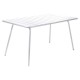 Table rectangulaire LUXEMBOURG - blanc coton