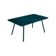Table rectangulaire LUXEMBOURG - bleu acapulco