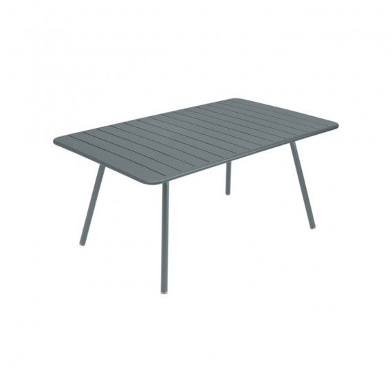 FERMOB Table rectangulaire LUXEMBOURG - gris orage 