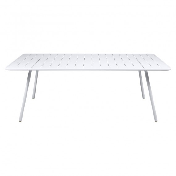 FERMOB Table rectangulaire LUXEMBOURG - blanc coton 
