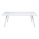 Table rectangulaire LUXEMBOURG - blanc coton