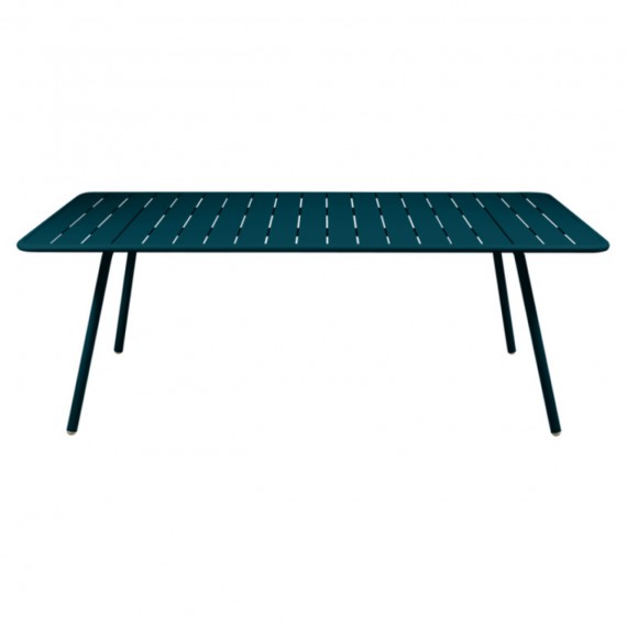 FERMOB Table rectangulaire LUXEMBOURG - bleu acapulco 