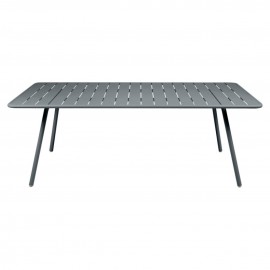 Table rectangulaire LUXEMBOURG - gris orage FERMOB