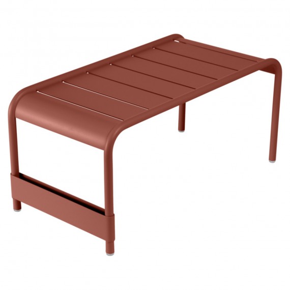 FERMOB Table basse LUXEMBOURG - ocre rouge 