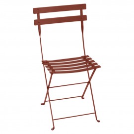 Chaise BISTRO METAL - ocre rouge FERMOB