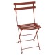 Chaise BISTRO METAL - ocre rouge