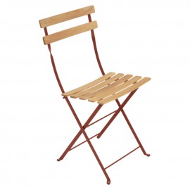 Chaise BISTRO NATUREL - ocre rouge FERMOB