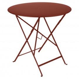 Table ronde BISTRO ocre rouge FERMOB