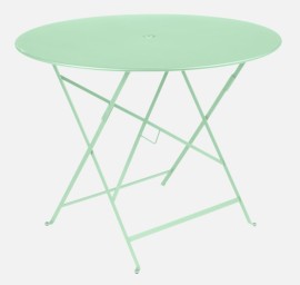 Table ronde BISTRO vert opaline FERMOB