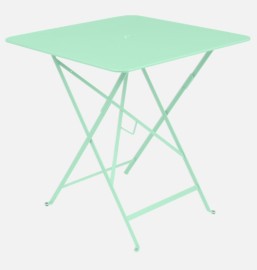 Table carrée BISTRO vert opaline FERMOB