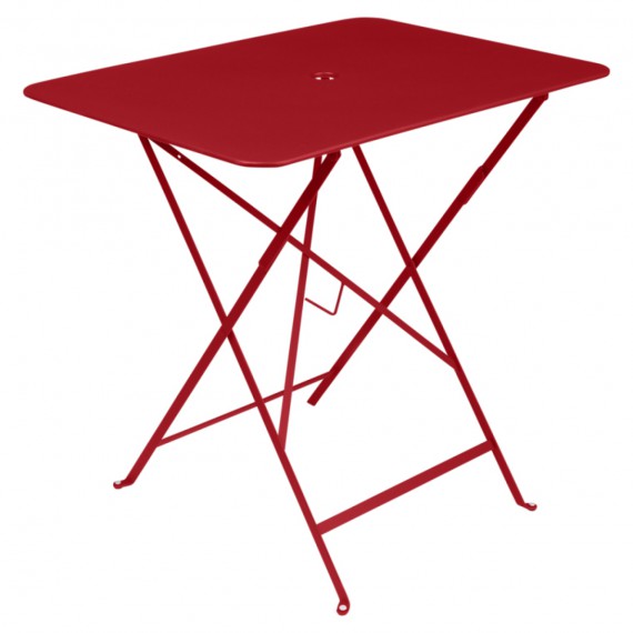 FERMOB Table rectangulaire BISTRO - coquelicot 