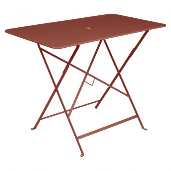FERMOB Table rectangulaire BISTRO - ocre rouge 